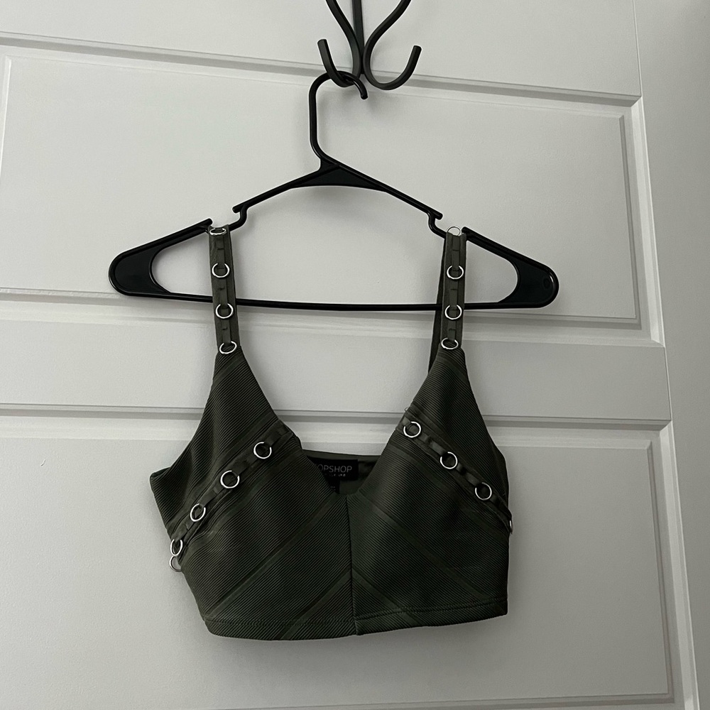 Green Topshop tank top